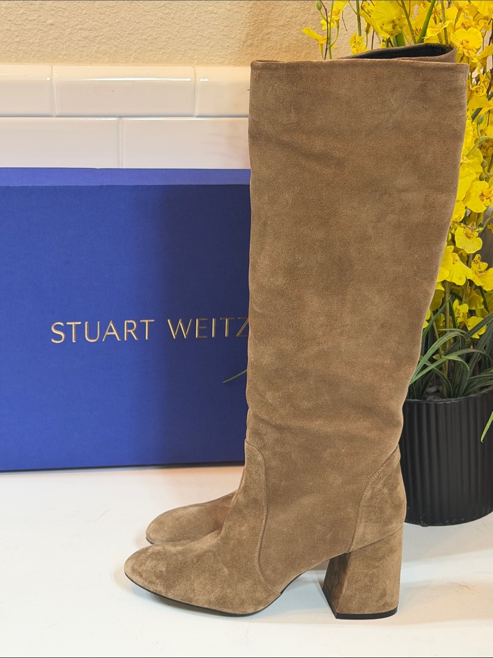 Stuart Weitzman Suede Tall Boots. Excellent condition worn once.